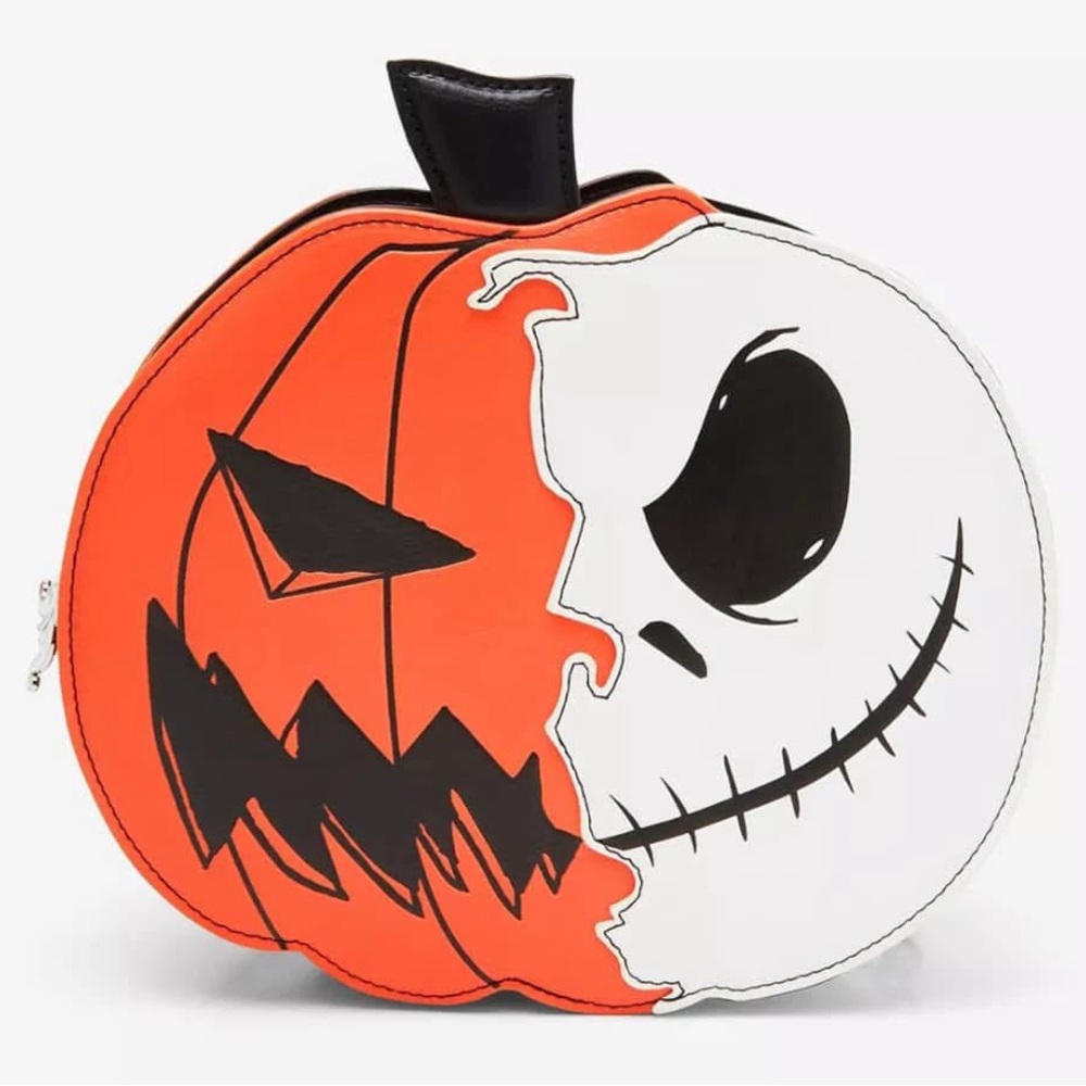 The Nightmare Before Christmas Jack Pumpkin Split Glow-In-The-Dark Cross…